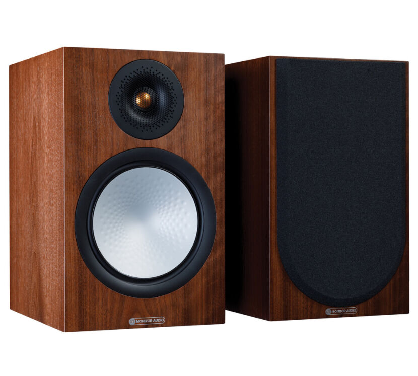 Monitor Audio Silver 100 7G (orzech). Kolumny podstawkowe.