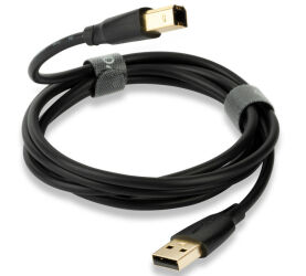 QED Connect QE8214. Przewód USB 2.0 A-B (0,75m).