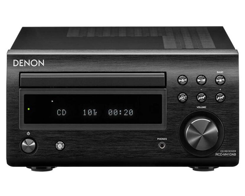 Denon RCD-M41 DAB (czarny). Zintegrowany system stereo.