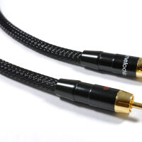 Melodika MD2RD20 Black Edition (2.0m). Interkonekt audio 2xRCA. - 2