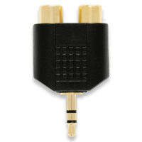QED Connect QE8301. Adapter 2xRCA to Jack. - 2