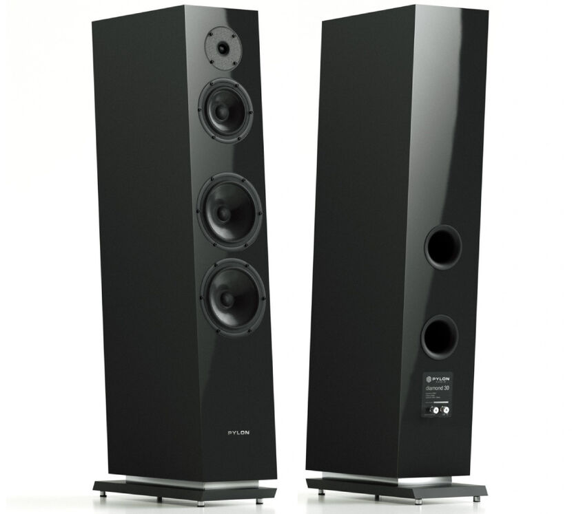 Pylon Audio Diamond 30 mkII (czarny lakier połysk). Kolumny podłogowe.