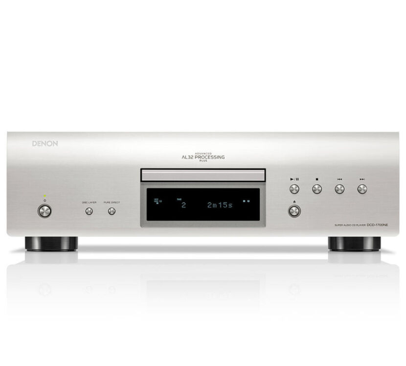 Denon DCD-1700NE (srebrny). Odtwarzacz płyt CD/SACD.