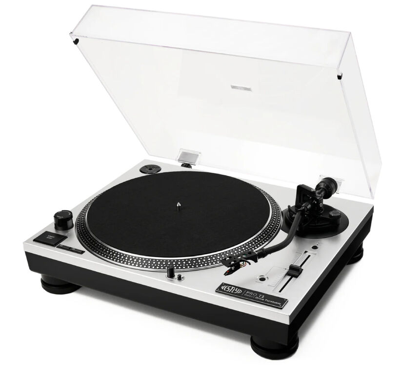 Vestlyd PRO T1 (srebrny). Gramofon z napędem bezpośrednim.