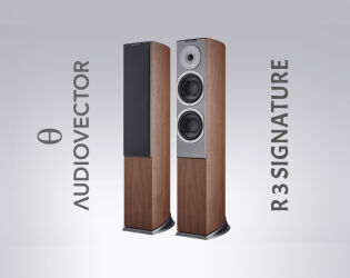 Audiovector R3 Signature. Italian walnut.