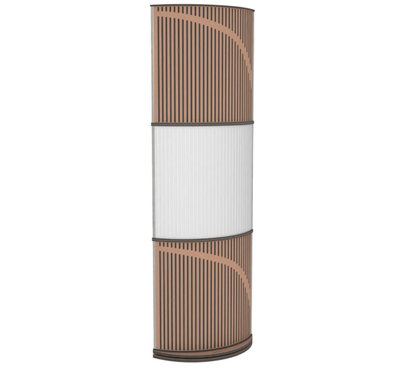 Vicoustic VicTotem Ultra VMT (natural white - metallic copper). Panel akustyczny (trzy moduły).