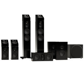 Monitor Audio Silver 300 8G system AV (czarny). Zestaw 7.1.4.