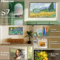 Hisense 4K 65S7S Canvas TV. Telewizor QLED 65