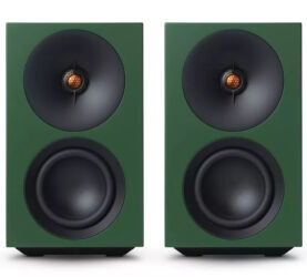 Cambridge Audio L/R S (zielony). Aktywne kolumny podstawkowe.