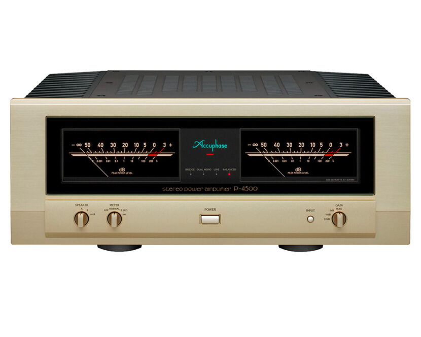 Accuphase P-4500. Końcówka mocy stereo klasy high-end.