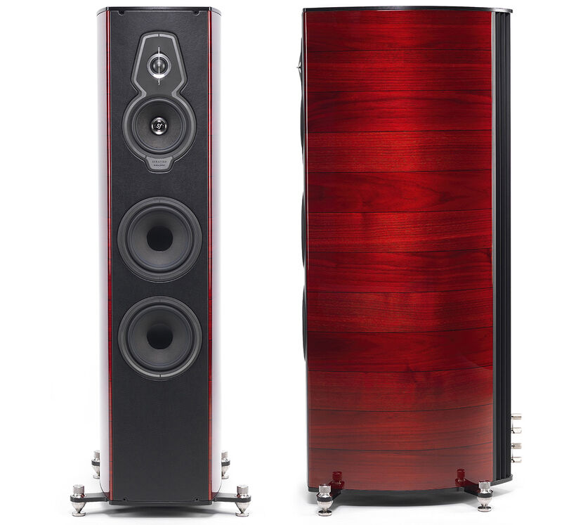 Sonus faber Serafino Tradiotion (red). Kolumny podłogowe.