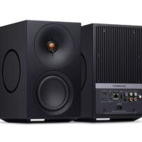 Cambridge Audio L/R M (czarny). Aktywne kolumny podstawkowe. - 2