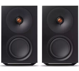Cambridge Audio L/R M (czarny). Aktywne kolumny podstawkowe.