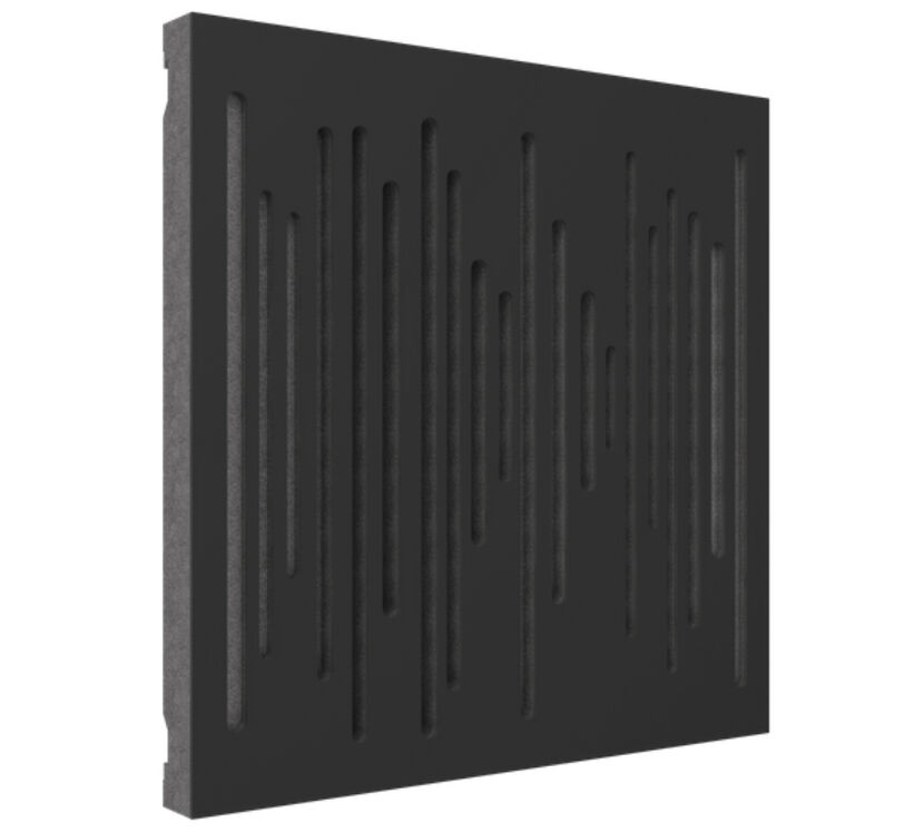 Vicoustic Wavewood Diffuser Ultra MKII (black matte). Panel akustyczny (kpl. 3 sztuk).