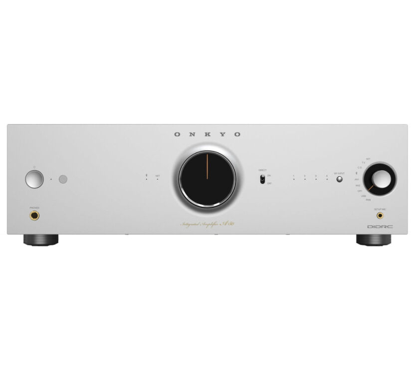 Onkyo Icon A-50 (srebrny). Wzmacniacz stereo z funkcjami sieciowymi.