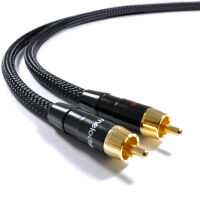 Melodika MD2RD07 Black Edition. Interkonekt audio 2xRCA (0,7m). - 6