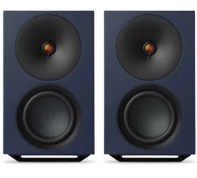 Cambridge Audio L/R X (niebieski). Aktywne kolumny podstawkowe.