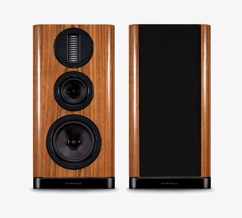Wharfedale Aura 2 (orzech połysk). Kolumny podstawkowe.
