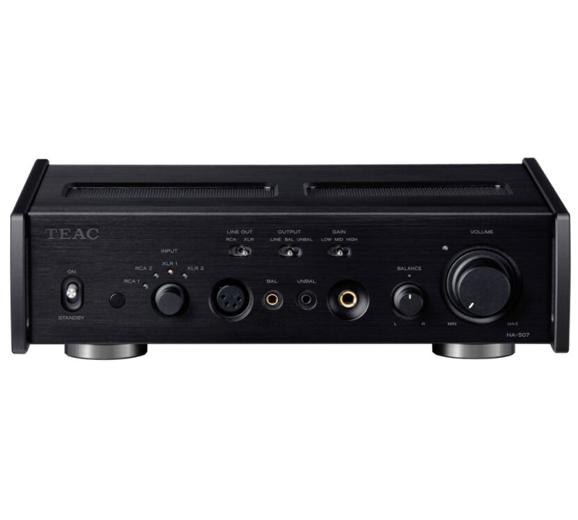 Teac HA-507 (czarny). Wzmacniacz słuchawkowy / przedwzmacniacz.