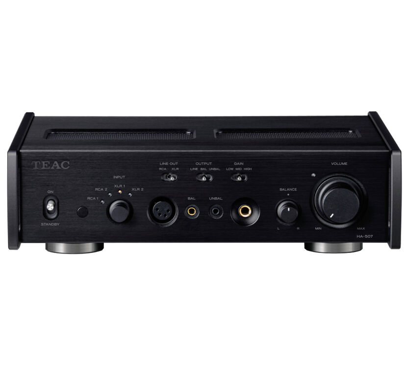 Teac HA-507 (czarny). Wzmacniacz słuchawkowy / przedwzmacniacz.