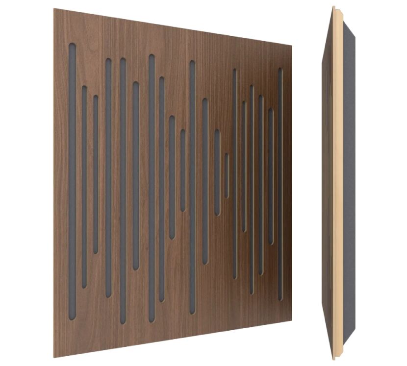 Vicoustic Wavewood Ultra Lite (dark walnut). Panel akustyczny (kpl. 8 sztuk).