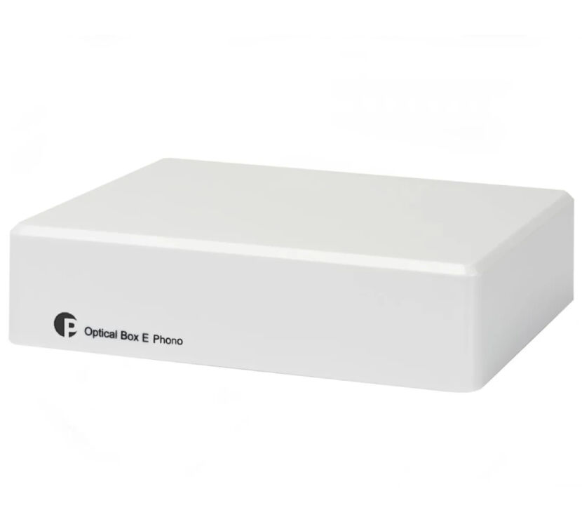 Pro-Ject Optical Box E Phono (biały). Przedwzmacniacz gramofonowy.