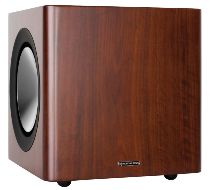 Monitor Audio Radius 380 walnut. Subwoofer aktywny.