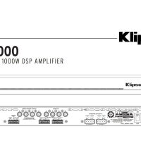 Klipsch KDA-1000. Wzmacniacz instalacyjny. - 4