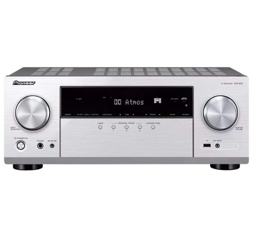 Pioneer VSX-935 (srebrny). Amplituner kina domowego.