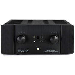 Unison Research Unico 150 (czarny). Zintegrowany wzmacniacz stereo.