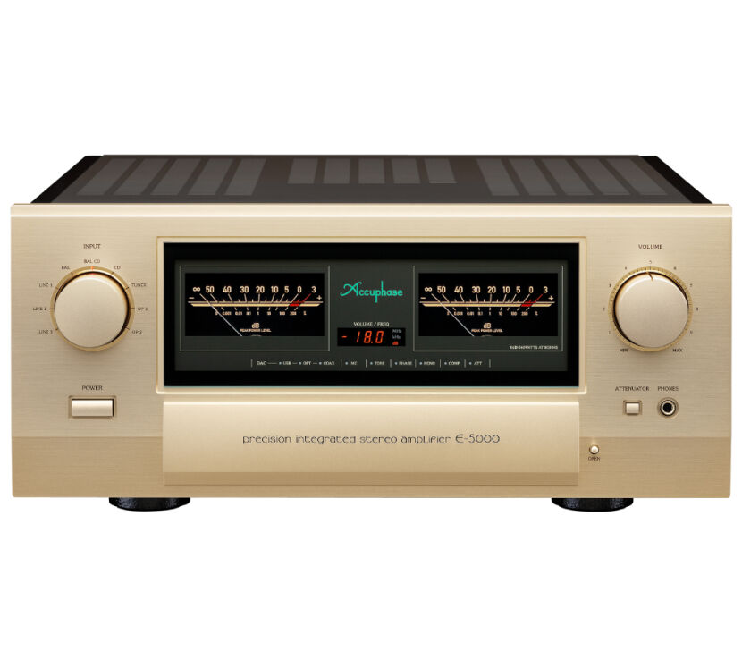 Accuphase E-5000. Wzmacniacz zintegrowany stereo high-end.