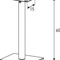 Sonorous SP100 (biały). Podstawki głośnikowe. - 2