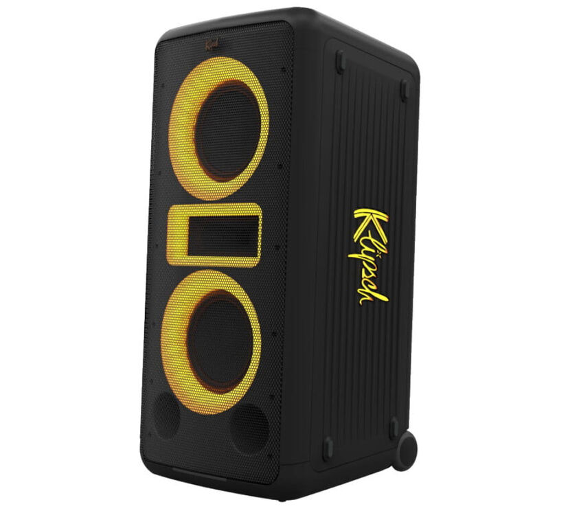 Klipsch New York PARTY SPEAKER. Głośnik PARTYBOX z mikrofonem.