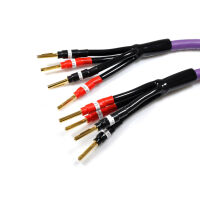 Melodika MDBA41525 (2.5m). Przewód głośnikowy z wtykami typu banan bi-amp. - 3