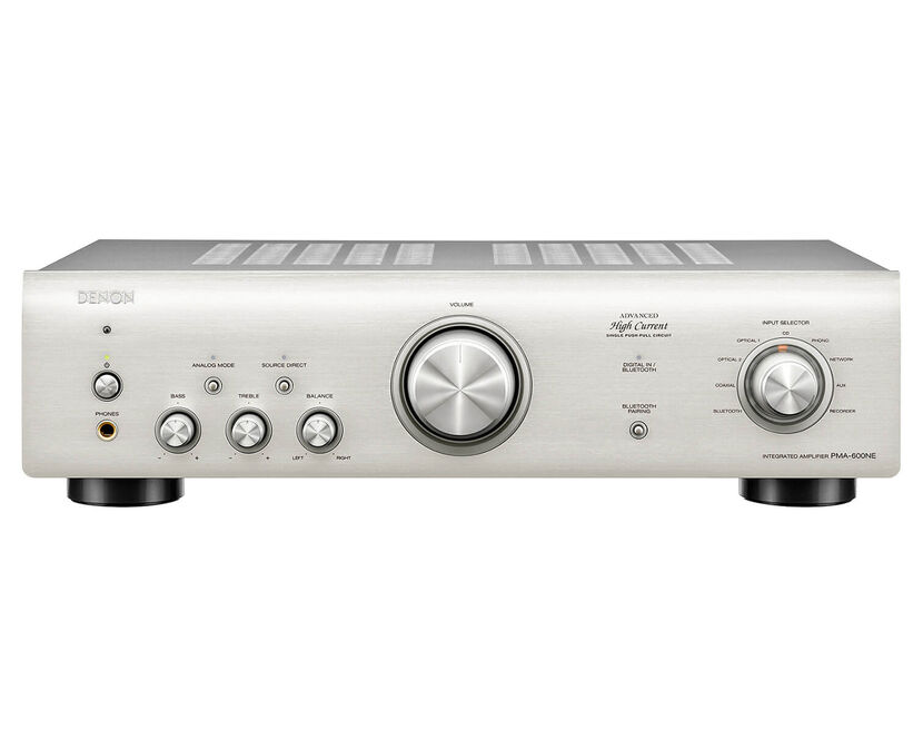 Denon PMA-600NE (srebrny). Zintegrowany wzmacniacz stereo.