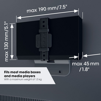 Vogels TVA 6400. Uchwyt do odtwarzacza multimedialnego. - 5