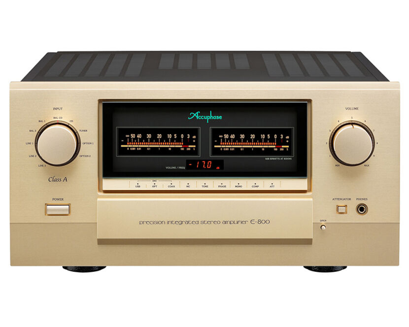 Accuphase E-800. Wzmacniacz zintegrowany stereo klasy high-end.