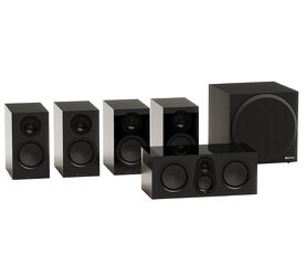 Monitor Audio Silver 50 8G system AV (czarny). Zestaw 5.1.