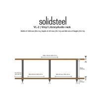 Solidsteel VL-2 (czarny). Stolik audio. - 4