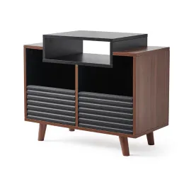 NorStone Oslo Vinyl 800 (czarny/orzech). Stolik audio.