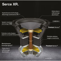Paradigm XR 13 (orzech). Subwoofer aktywny. - 10