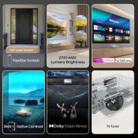 Hisense 4K Smart Laser TV 100L5ND. Projektor z ekranem ramowym. - 2