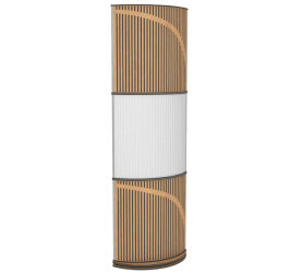 Vicoustic VicTotem Ultra VMT (natural white - natural oak). Panel akustyczny (trzy moduły).