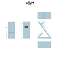 Solidsteel Zenith (srebrny). Stojak na słuchawki. - 3