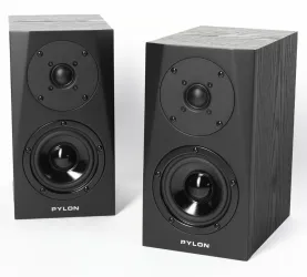 Pylon Audio Sapphire Sat (czarny). Kolumny podstawkowe.