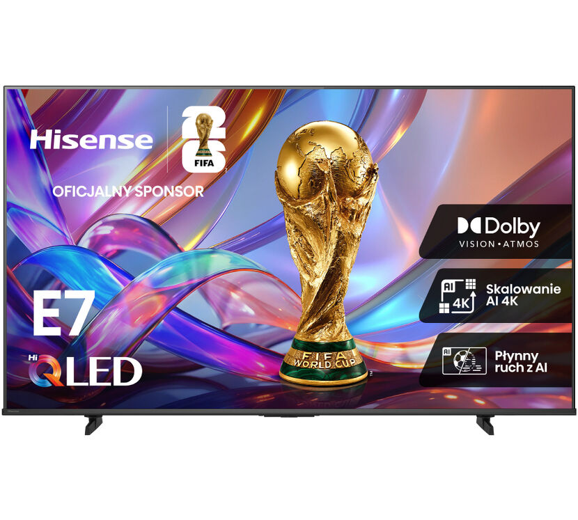 Hisense 4K 85E7S. Telewizor QLED 85