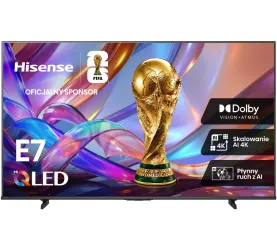 Hisense 4K 85E7S. Telewizor QLED 85".