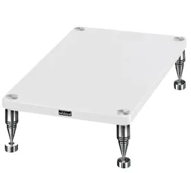 Solidsteel HF-A (biały połysk). Stolik audio pod wzmacniacz.