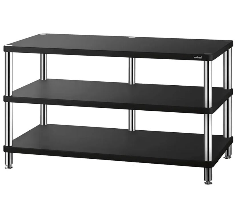 Solidsteel HW-3 (czarny). Stolik audio.