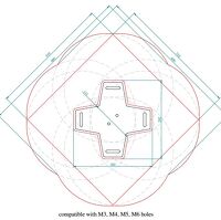 Euromet Arakno (czarny). Uchwyt sufitowy do projektora. - 4